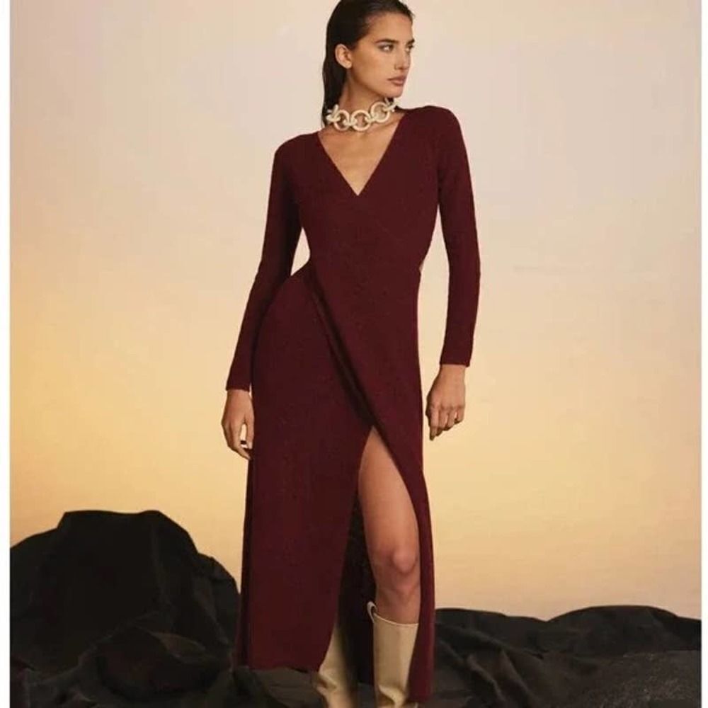 Cult Gaia Lissie Dress in Chili Melange XS - Picture 4 of 9